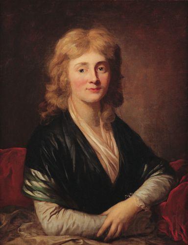 Anton  Graff Portrait of Juliane Wilhelmine Sophie von Sivers Norge oil painting art